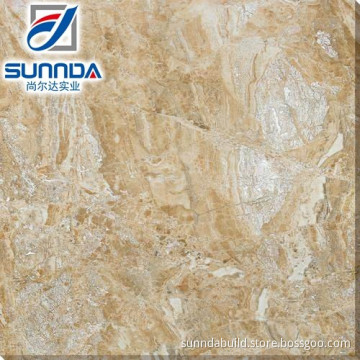 Sunnda AAA grade glazed polished porceain tile foshan standard ceramic floor tile like marble